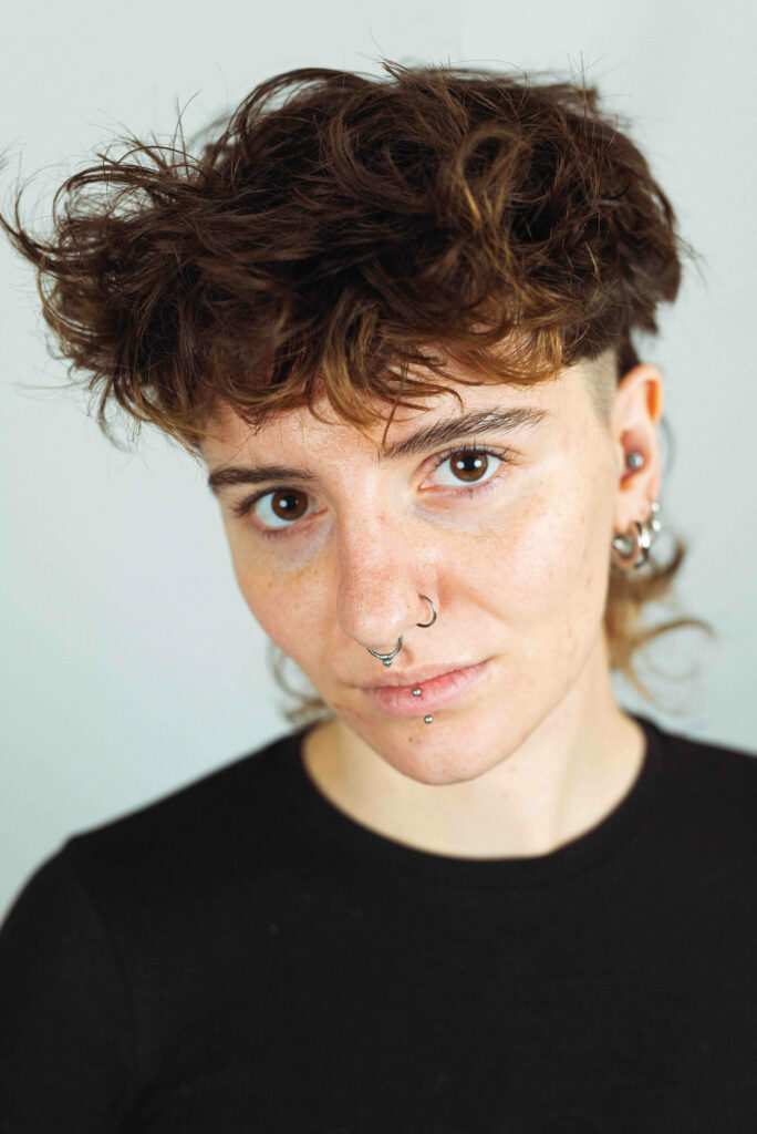 portrait de comédienne style book ou pola